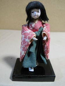 古い　日本人形　女学生人形　
