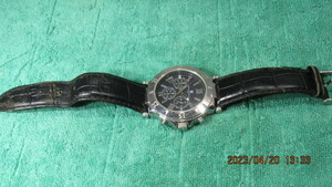 腕時計　Sajvatore　Marra　ITALｙ　ストップウォッチ　電池交換済み　時刻正確　中古美形 