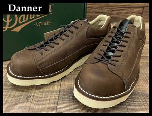 送無 新品 Danner ダナー D314110 ROCKFORD ロックフォード 本革 レザー ローカット ブーツ 短靴 シューズ ステッチダウン製法 茶 27.0 ④