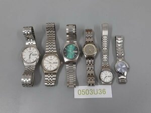 0503U36　時計　腕時計　ジャンク品　おまとめ　SEIKO　CASIO　RICOH　など