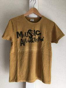 新品 フジロック 10 プリント Tシャツ M フェス FUJI ROCK FESTIVAL 岩盤 フジ 2010 カーキ タイダイ