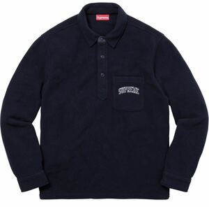 17FW week6 9/30 新品 シュプリーム Supreme Polartec Pullover Shirt Navy Small ネイビー スモール