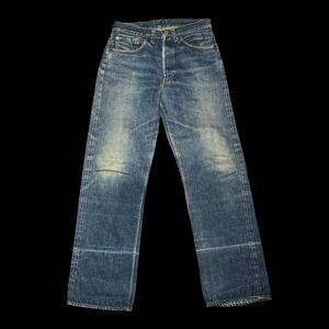 50s Levis リーバイス 501XX 47モデル 後期 片面 bige デニムパンツ 革パッチ オリジナル ノーリペア ヴィンテージ vintage ビンテージ