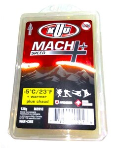 KUU　MACH+ SPEEDイエロー　130ｇ　パラフィン　定価は¥3520