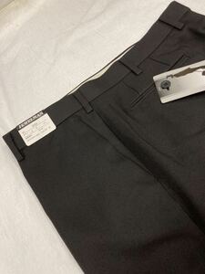 ｛新品｝未使用 らくらく快旅　美脚パンツ　ビジネス　スラックス　ゴルフ　サイズ 91cm ノータック　綾織　ブラック