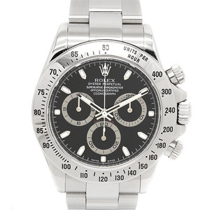 ロレックス ROLEX デイトナ 116520 ブラック文字盤 F番 SS メンズ腕時計 自動巻き DAYTONA 40ｍｍ ブランド