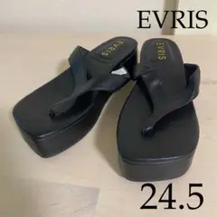 EVRIS（エヴリス） シンプルトングサンダル　24.5cm