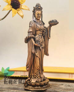 新作 仏像 伎芸天 摩醯首羅天（大自在天）技芸と福徳の護法善神 仏教美術 銅製 総高16cm