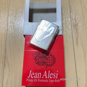 1000円〜　未使用　ZIPPO ジッポ ジッポー オイルライター Jean alesi ジャンアレジ　レーシングドライバー　送料無料