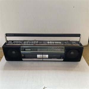 SONYソニー ダブルカセット・ラジカセ CFS-W401 昭和レトロ 80年代 ラジオ カセット