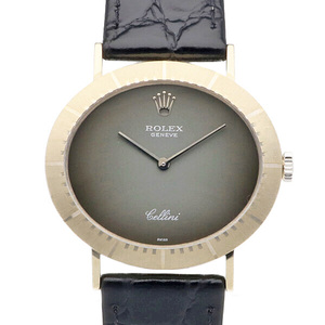 ロレックス チェリーニ 腕時計 時計 18金 K18ホワイトゴールド 4083 手巻き メンズ 1年保証 ROLEX 中古