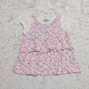 【送料無料】HOTBISCUITS　ホットビスケッツMIKIHOUSE　ミキハウス　花柄　トップス　90cm　ベビー　子供服