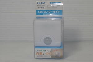 朝日電器 ELPA LED コンパクト センサーライト PIR-SL200 乾電池式 屋内用 玄関 廊下 ロッカー 物置 ガレージなどの暗闇に 送料無料