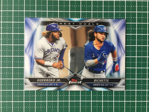 ★TOPPS MLB 2020 FINEST #FD-18 VLADIMIR GUERRERO JR.／BO BICHETTE［TORONTO BLUE JAYS］インサートカード「FINEST DUALS」★