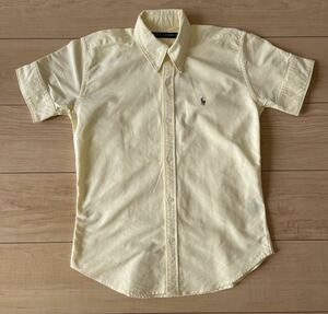 ラルフローレン シャツ　Ralph Lauren 半袖シャツ 黄色　レディース　サイズ4
