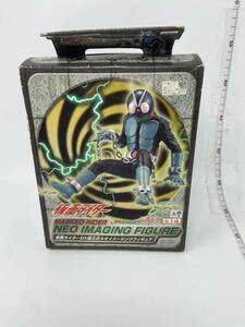 中古　バンプレスト　仮面ライダー旧１号　仮面ライダーDX組立式ネオイメージングフィギュア　現状品