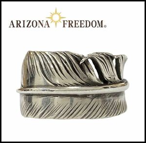ARIZONA FREEDOM アリゾナフリーダム 太陽神 R-22b シルバー 925 全銀 60mm プレーン フェザー リング 指輪 15号 イーグル