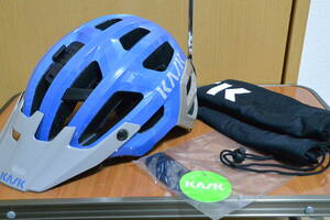 【未使用美品】KASK REX MTBヘルメット／L-59-62cm／ブルー