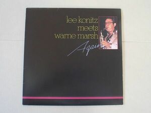 P6804　即決　LPレコード　リー・コニッツ『コニッツ・ミーツ・マーシュ・アゲイン』　国内盤　プロモ盤　非売品