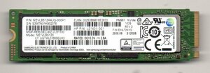 m2 SSD ★ SAMSUNG　SSD HDD　512GB ★ MODEL：MZ-VLB5120 ★ 健康状態：正常 ★