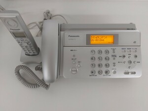 14685　Panasonic パナソニック パーソナルファクス おたっくす KX-PW211DL-S シルバー 美品 現状品