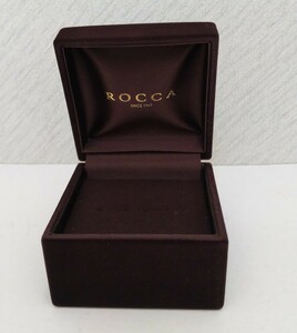 【再値下げしました！！】『定形外郵便可』ROCCA リングケース 指輪ケース ROCCA空箱 BOX 「即決」