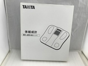 【未使用】 タニタ TANITA 体組成計 レッド BC-J03RD