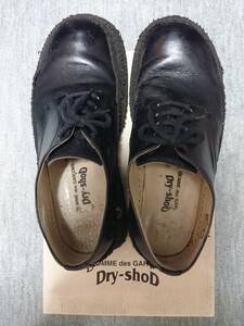 ☆COMME des GARCONS×Dry-shoD 42 NERO コムデギャルソン ドライショッド MADE IN ITALY イタリア製