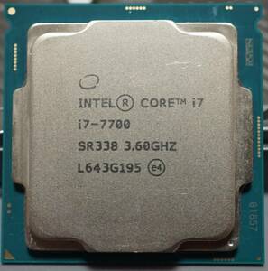 【動作確認済】Intel Core i7 7700 LGA1151 CPU本体のみ