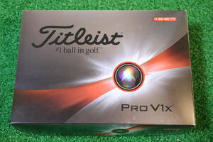 タイトリスト　ＰｒｏＶ１Ｘ　最新２３年モデル（日本モデル）　新品未使用　１ダース　ダブルナンバー