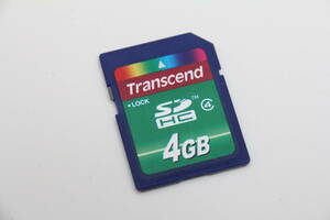 4GB SDHCカード Transcend