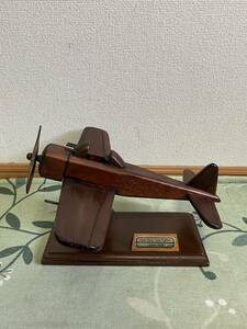1円 希少 レア 木製 ゼロ戦 戦闘機 Fleet ZERO Type Fighter 1936 零式艦上戦闘機 第二次世界大戦 模型 コレクション ミリタリー 現状品