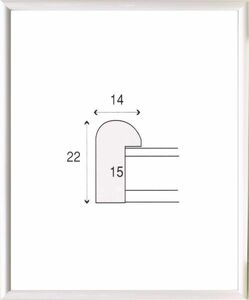 デッサン用額縁 木製フレーム 6700 三三サイズ ホワイト