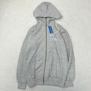 【デッドストック 新品 タグ付】 champion USA チャンピオン スウェットパーカー ジップアップ 80s 90s フーディ ゴールドウィン 日本製 M