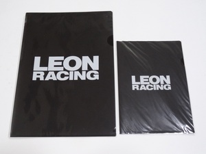 スーパーGT LEON RACING クリアファイル 2点セット SUPER GT