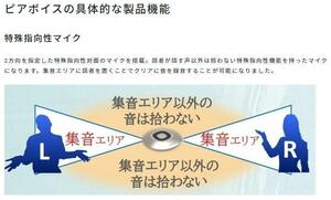 とにかく正確に会話内容を収録する必要がある方に朗報「対面録音マイク　ピアボイス」