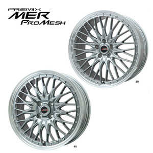 送料無料 プレミックス MER-PROMESH 7J-17 +45 5H-114.3 (17インチ) 5H114.3 7J+45【4本セット 新品】