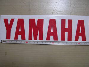 ヤマハ　YAMAHA　ステッカー　デカール　赤　33cm　TZR　FZR　R1　R6