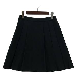 ゆうパケットOK CROLLA クローラ ウール100％ スカート size36/黒 レディース