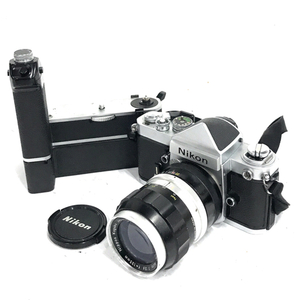 1円 Nikon F2 アイレベル NIKKOR-Q Auto 1:3.5 135mm 一眼レフ マニュアルフォーカス フィルムカメラ 光学機器