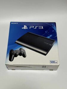 貴重　新品同様品　PlayStation3 （プレイステーション）500GB チャコール・ブラック　PS3（プレステ3）CECH-4300C 