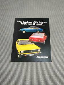 フォルクスワーゲン ダッシャー 英語版カタログ 1974年 VW DASHER パサート