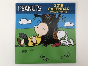 2019年 PEANUTS SNOOPY カレンダー USA アメリカ 並行輸入品 スヌーピー チャーリーブラウン [pe-336]