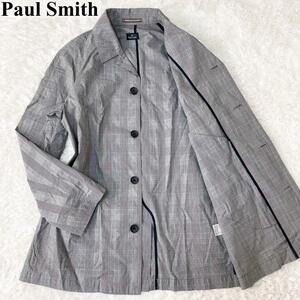 美品 XL 大きいサイズ ● Paul Smith ポールスミス PS メンズ ● ジャケット コート ● ギンガムチェック柄