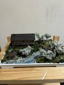 【完成品】マイクロエース　1/150 No.11 山の温泉宿 [箱庭シリーズ]春