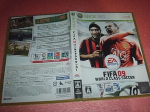 中古 XBOX360 FIFA 09 ワールドクラスサッカー 動作保証 同梱可 
