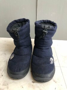 YI040293 ブーツ 26cm THE NORTH FACE ザ・ノース・フェイス 青 ネイビー 防寒 26.0 直接引き取り歓迎