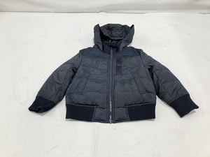 COMME CA ISM コムサイズム 98-27DW01 サイズ 100A キッズ 服 ダウンブルゾン ネイビー ダウンジャケット ファッション 中古 H8589364