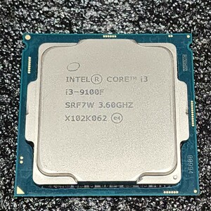 CPU Intel Core i3 9100F 3.6Hz 4コア4スレッド CoffeeLake PCパーツ インテル 動作確認済み