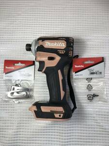 Makita TD171D インパクトドライバー　18V。ライトピンク、限定色商品となります、本体+ インパクトドライバー用フック、100円スタート。